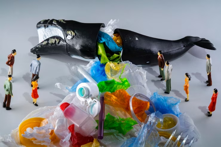 alt= hari lingkungan hidup sedunia, beat plastic pollution