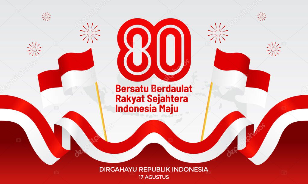 Alt= HUT RI ke-80