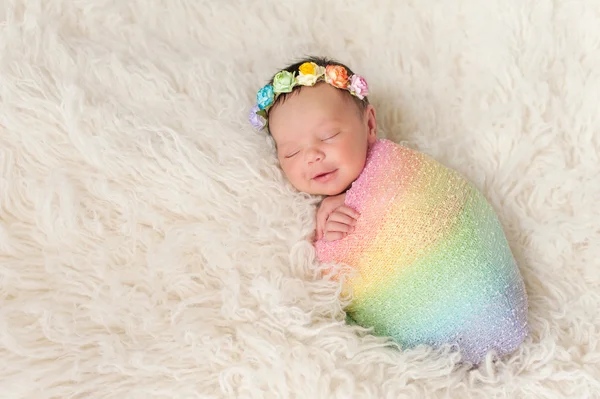 Alt= rainbow baby, sunshine baby, angel baby